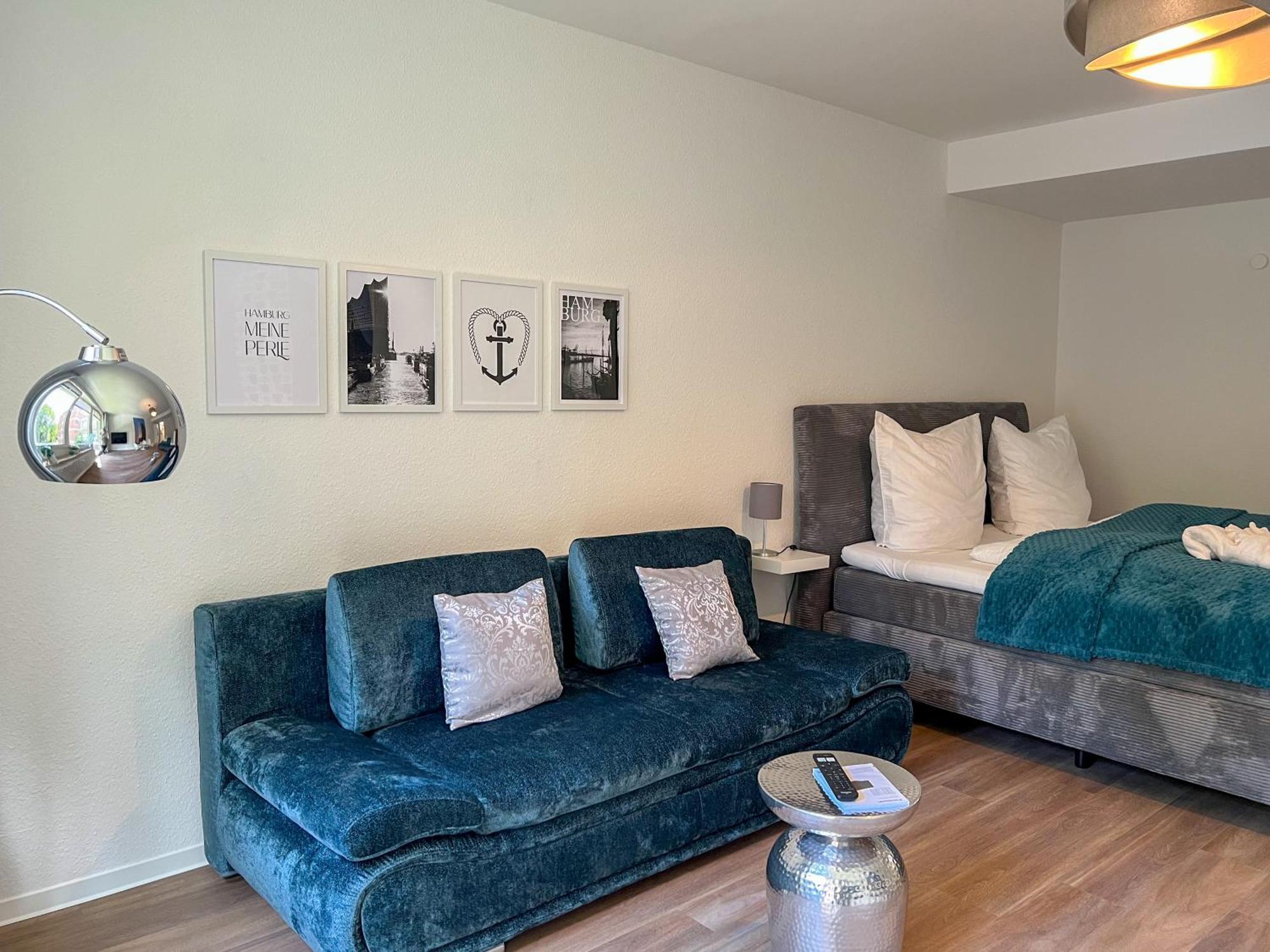 Ankerherz Appartements Bei Blankenese Hambourg Chambre photo